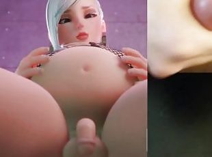 mastürbasyon-masturbation, vajinadan-sızan-sperm, meni, pornografik-içerikli-anime