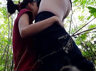 I Fuck My New Girlfriend Hard In The Forest In The Mouth - Lesbian ...