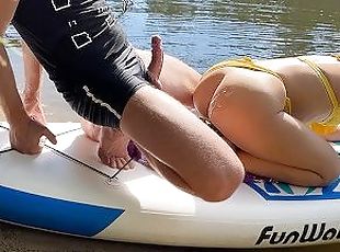 What a Beautiful Sunny Day for Fucking Stepsister During a River Wa...