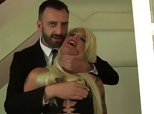 SPASCLSSUBSLUTS - Roxy Mae cuckolds stud with male cock