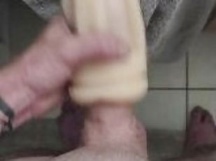 Cum from trying anal stroker