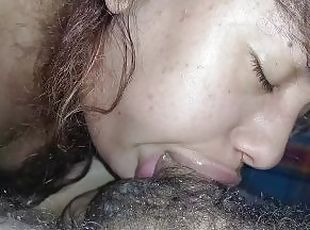 shaking my naughty and horny mouth deeply on the hard cock, I love ...