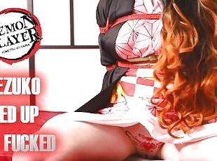 Nezuko Kamado ??(???)?(?)?(?)?(?) been tied up and fucked - Bella H...