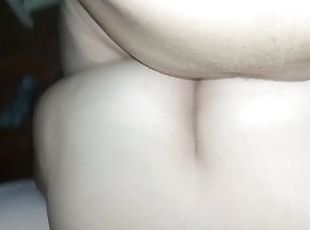 traseiros, orgasmo, esposa, amador, mulher-madura, brinquedo, bbw, pov, áspero