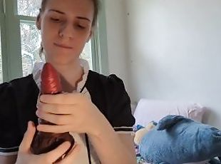 levrette, femme-de-ménage, masturbation, monstre, amateur, anal, fellation, jouet, solo