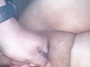 Cumming on her face