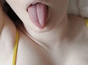 amateur, milf, maman, mère, petite, fétiche, solo, séance-dentraînement