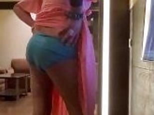 Indian Sissy Femboy Crossdresser Jessica in Pink Dress Dance and Ma...
