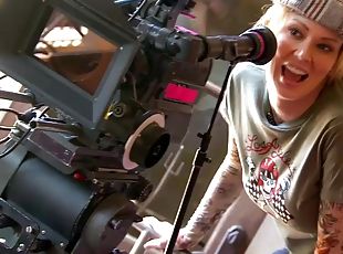 Jenna Jameson Interview On Set Of Movie She's Directing - Jenna Moo...
