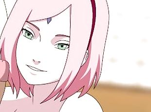 Naruto anime hentai cartoon compilation Sakura Ino Sarada Boruto titjob riding sex kunoichi trainer