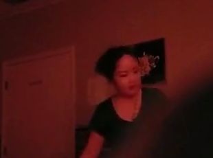 asiatisk, amatör, milf, avrunkning, massage, thailändsk