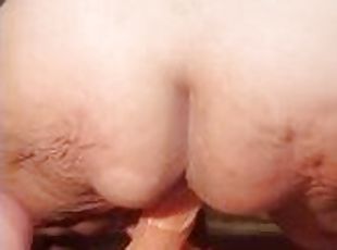 Masturbating my mature gilf hairy pussy because I need a hard cock to penetrate me