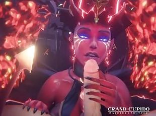 Succubus Queen of Pain Blowjob [Grand Cupido]( Dota 2 )