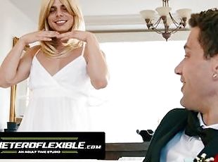 HETEROFLEXIBLE - Femboy Asher Day Disguises Himself As The Bride To...