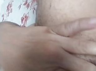 Fingering pussy hairy