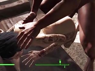 Tatooed Babe Takes Big Dick Screaming Ass Fuck  Fallout 4 Sex Mods ...