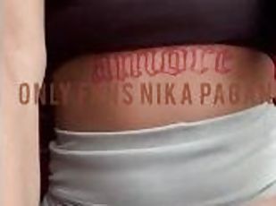 gros-nichons, public, amateur, ados, latina, bus, solo, réalité, tatouage