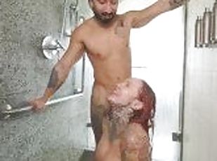 Morning Passionate Shower Sex From a Real Married Couple in Love