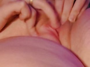Playing with my Wet Pussy as my Man sucks my Nipples