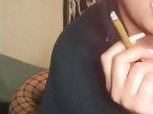 masturbacija, orgazam, pička-pussy, amaterski, sami, pušenje-smoking