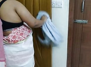 MY Desi Stepmom sweeping room then i Fucked her - Big tits & ass (P...