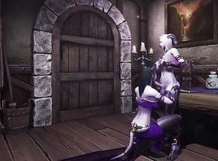 Draenei Futa Dickgirl Gets a Blowjob by a Dickgirl  Warcraft Porn P...