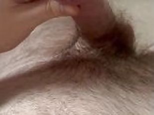 HUGE CUMSHOT after wanking for over one hour