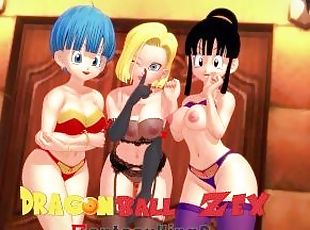 Dragon Ball Zex  Part 1  Bulma rabbit costume and gohan and 18 are ...