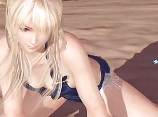 Dead or Alive Xtreme Venus Vacation Marie Rose Moo Moo Denim Outfit...