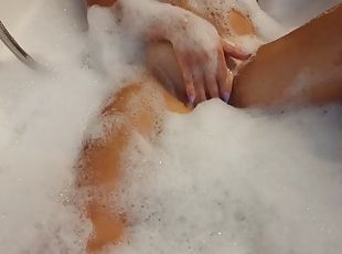 mandi, payudara-besar, mastubasi, orgasme, remaja, gemuk, berambut-pirang, berpayudara-besar, mandi-shower