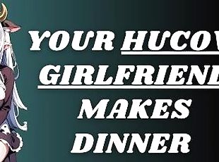[F4M] Your Hucow Girlfriend Makes Dinner  Nursing Girlfriend ASMR A...