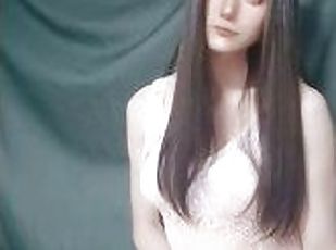 asiatisk, onani, amatør, japansk, handjob, ladyboy, undertøy, webkamera, erting