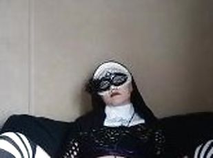 Slutty nun having some Halloween fun, Full video on onlyfans @islan...