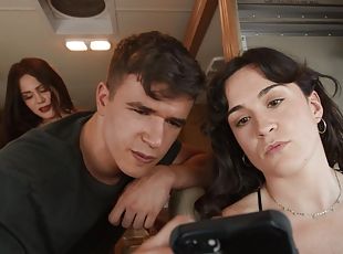 Reality Sex with Brunette Hitcher Girl who Loves Married Ass - Mave...
