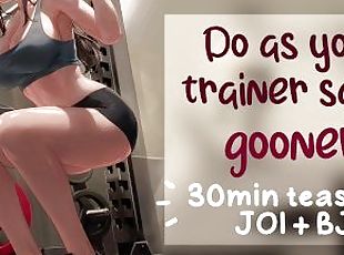 Your Trainer Knows You Need To Goon...Get It Over With! ????  JOI, ...