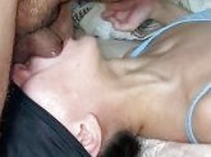 Indian Step dad fucks stepdaughter deep throat gagging real amateur...